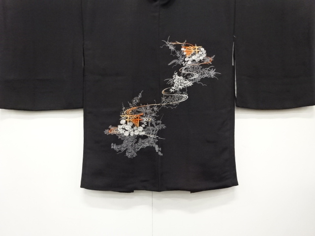 Japanese Kimono / Haori Coat Dochugi Silk